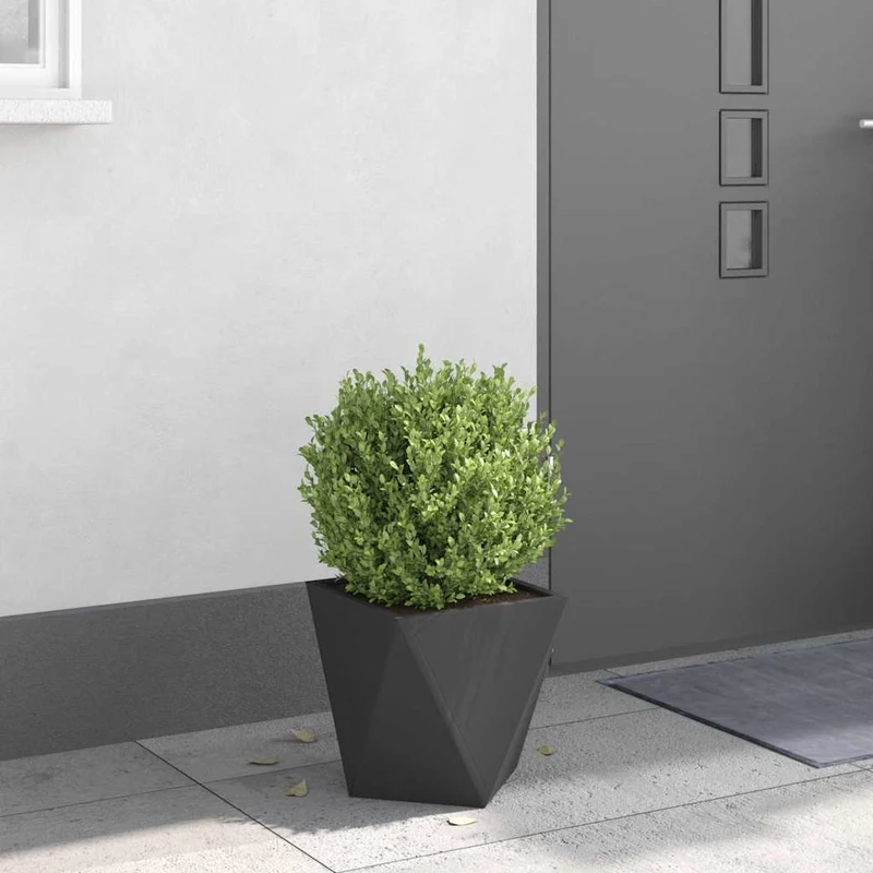 Jardinera Negro 30 X 30 X 30 Cm Acero