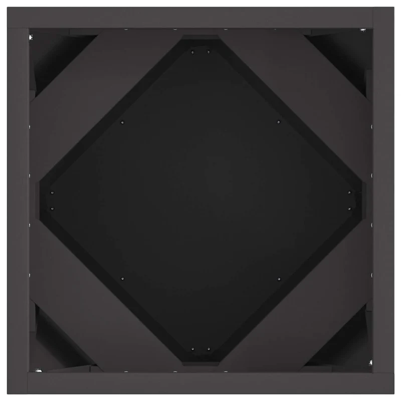Jardinera Negro 30 X 30 X 30 Cm Acero