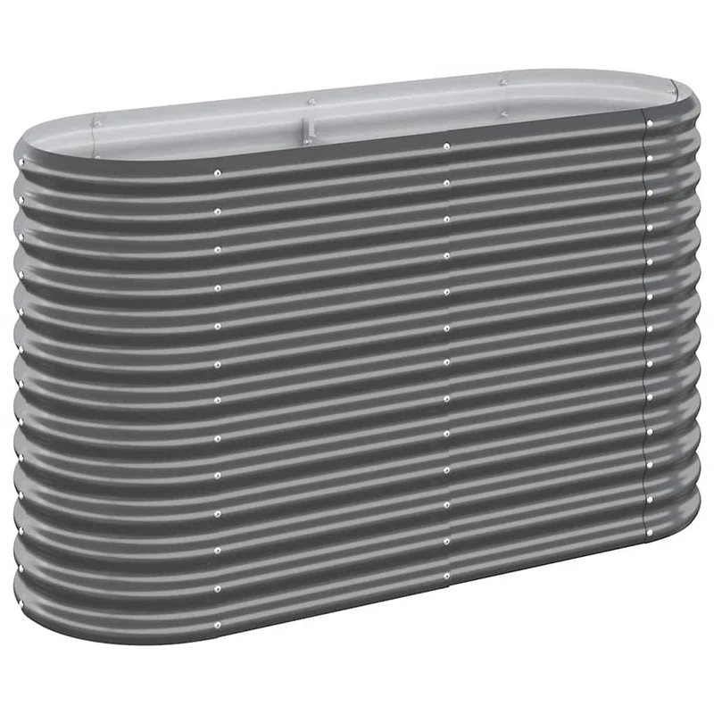 Jardinera Arriate Acero Galvanizado Antracita 114x40x68 Cm