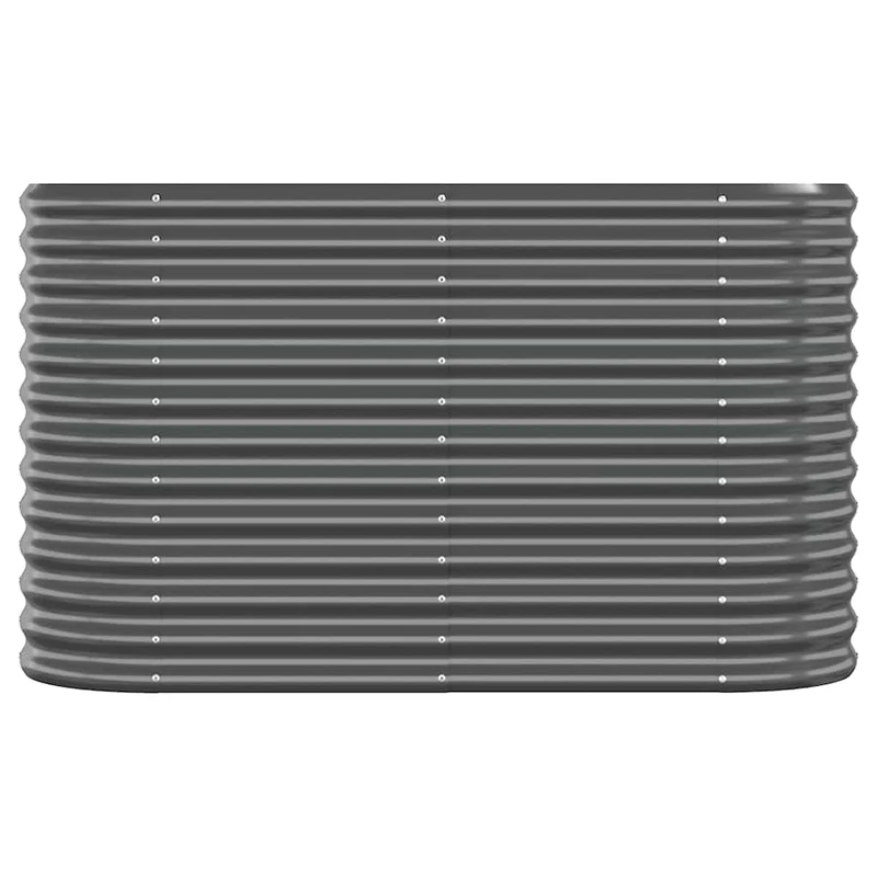 Jardinera Arriate Acero Galvanizado Antracita 114x40x68 Cm