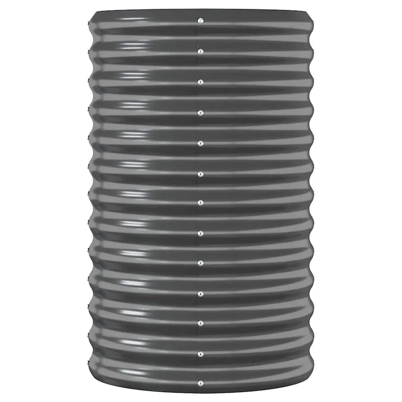 Jardinera Arriate Acero Galvanizado Antracita 114x40x68 Cm
