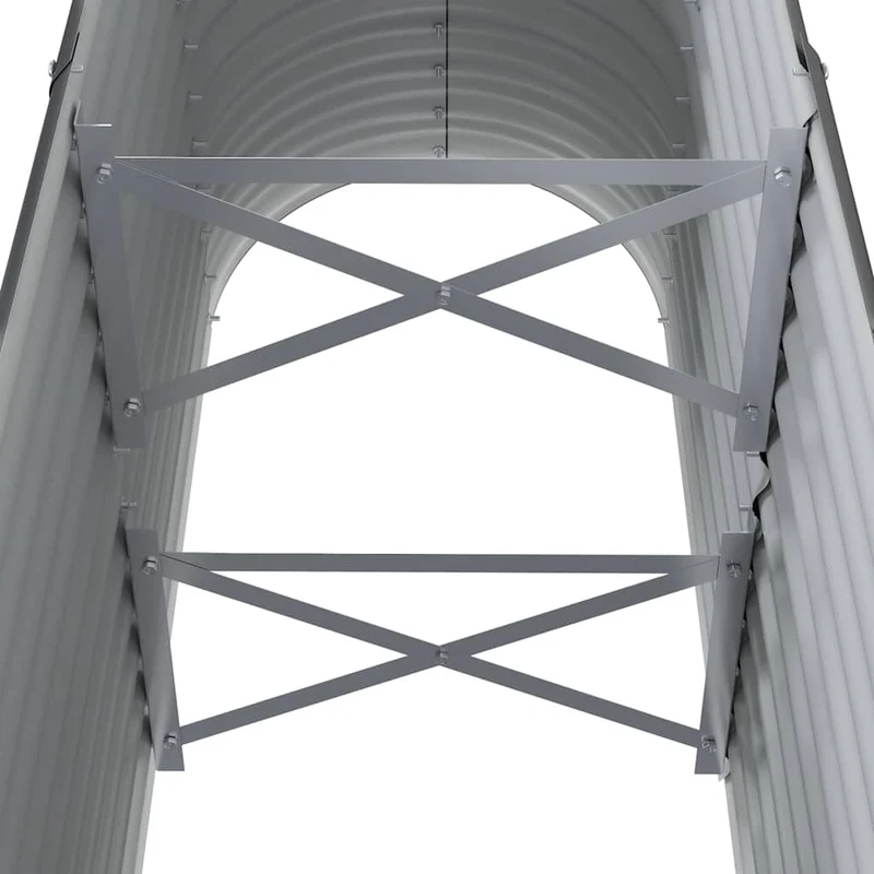 Jardinera Arriate Acero Galvanizado Antracita 114x40x68 Cm
