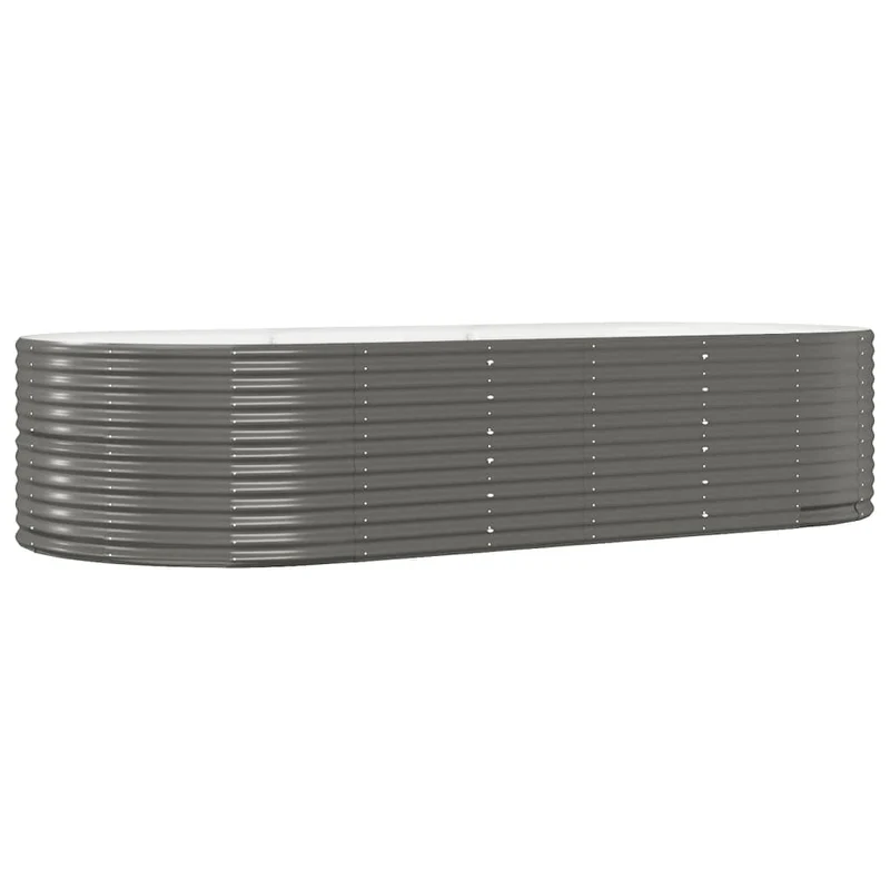 Jardinera Arriate Acero Galvanizado Gris 291x140x68 Cm