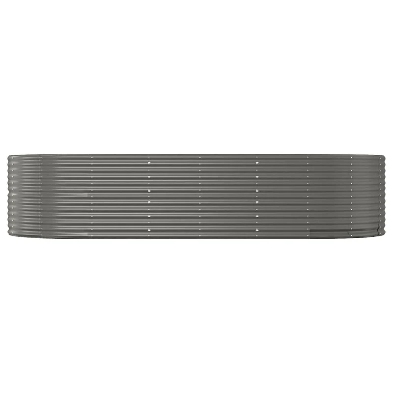 Jardinera Arriate Acero Galvanizado Gris 291x140x68 Cm