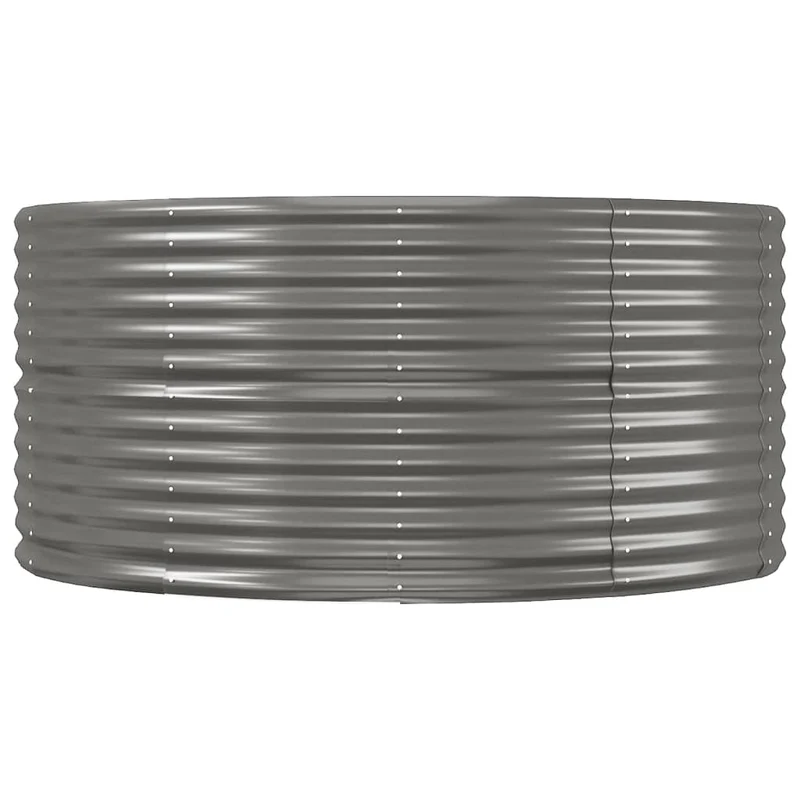 Jardinera Arriate Acero Galvanizado Gris 291x140x68 Cm