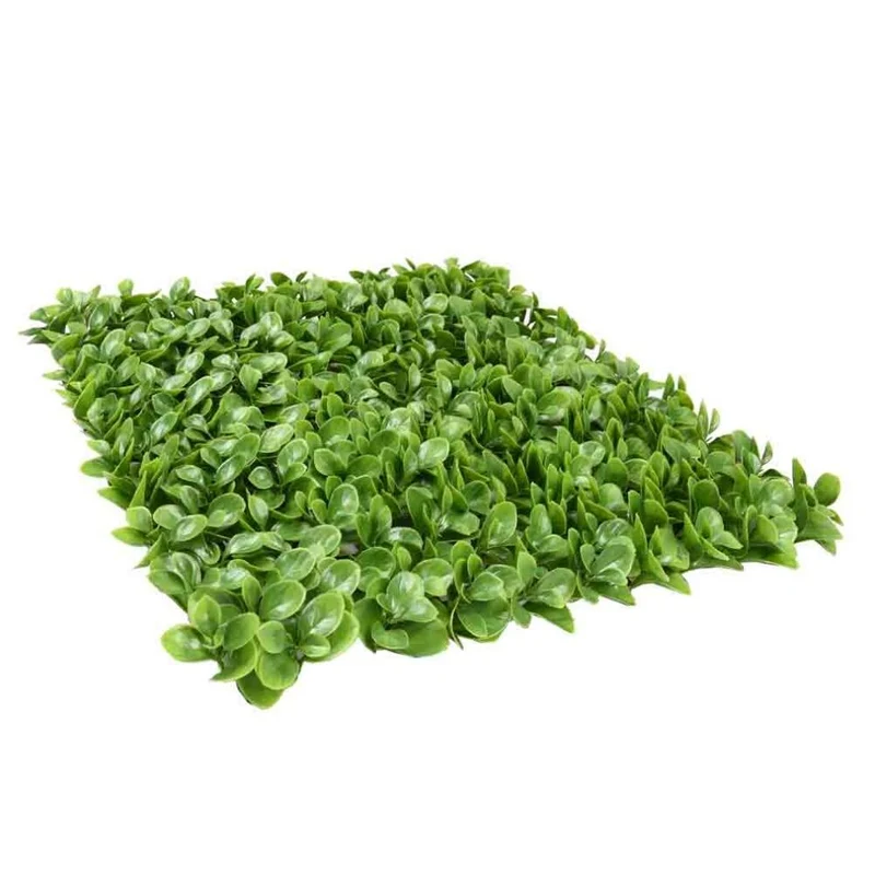 Jardín Vertical modelo BOJ, placa de 50x50 cm con protección UV y resistente al agua.