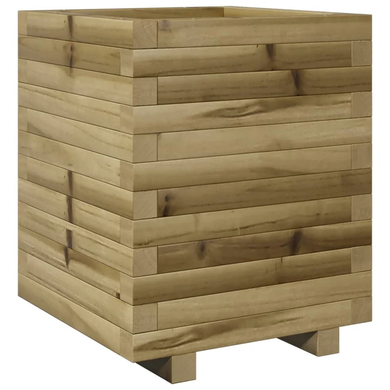 Jardinera Madera De Pino Impregnada 40x40x49,5 Cm