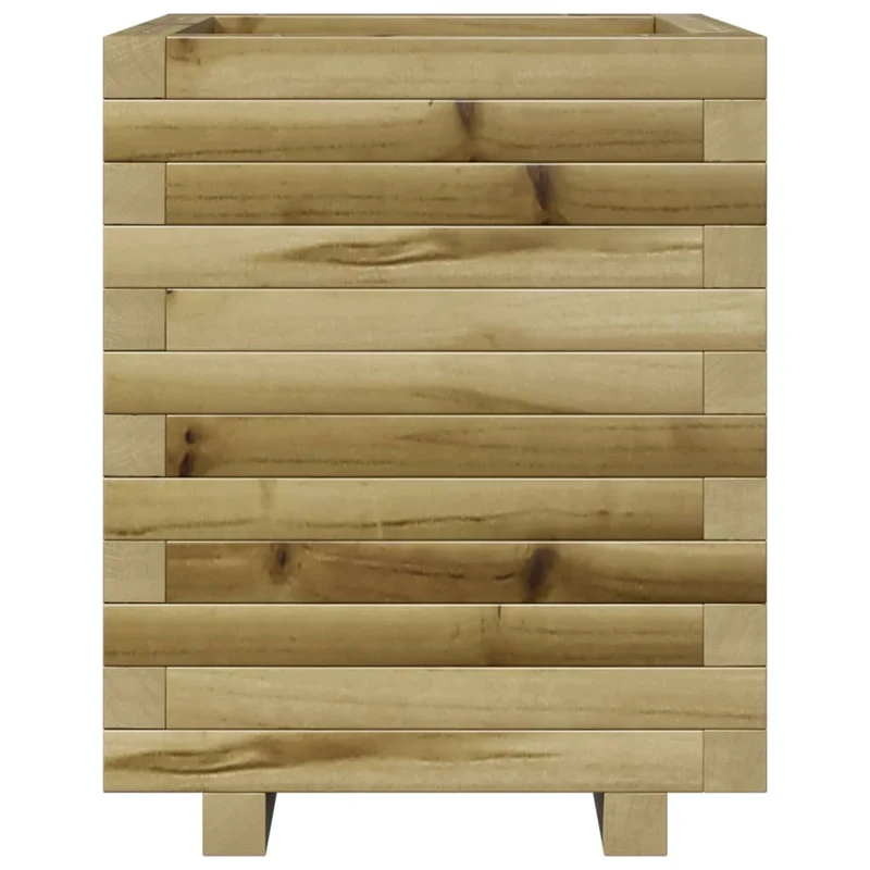 Jardinera Madera De Pino Impregnada 40x40x49,5 Cm