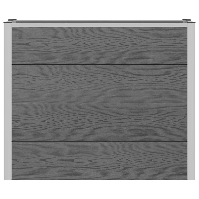 Arriate Elevado Gris 100 X 30 X 82 Cm Wpc Y Aluminio