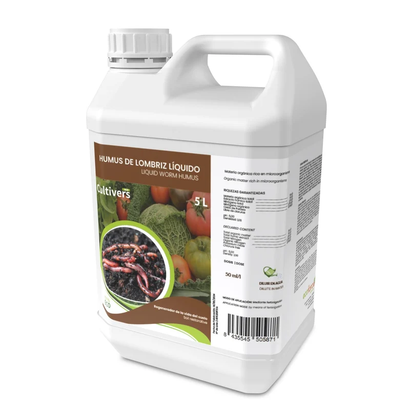 Humus De Lombriz Líquido Cultivers 1 L