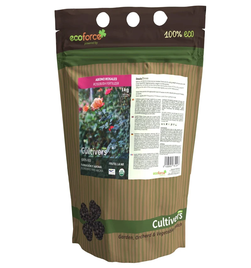 Abono Rosales Ecológico Cultivers 2x1kg