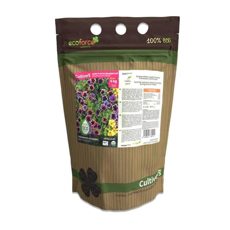 Abono Plantas Ornamentales Ecológico Cultivers 2x1kg