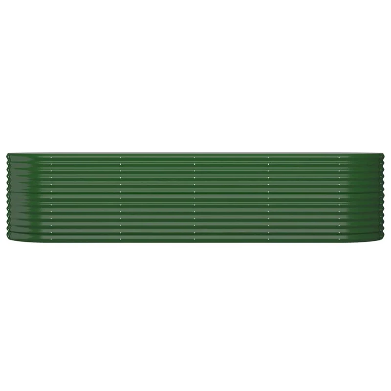 Jardinera Arriate Acero Galvanizado Verde 296x80x68 Cm