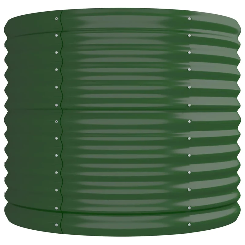 Jardinera Arriate Acero Galvanizado Verde 296x80x68 Cm