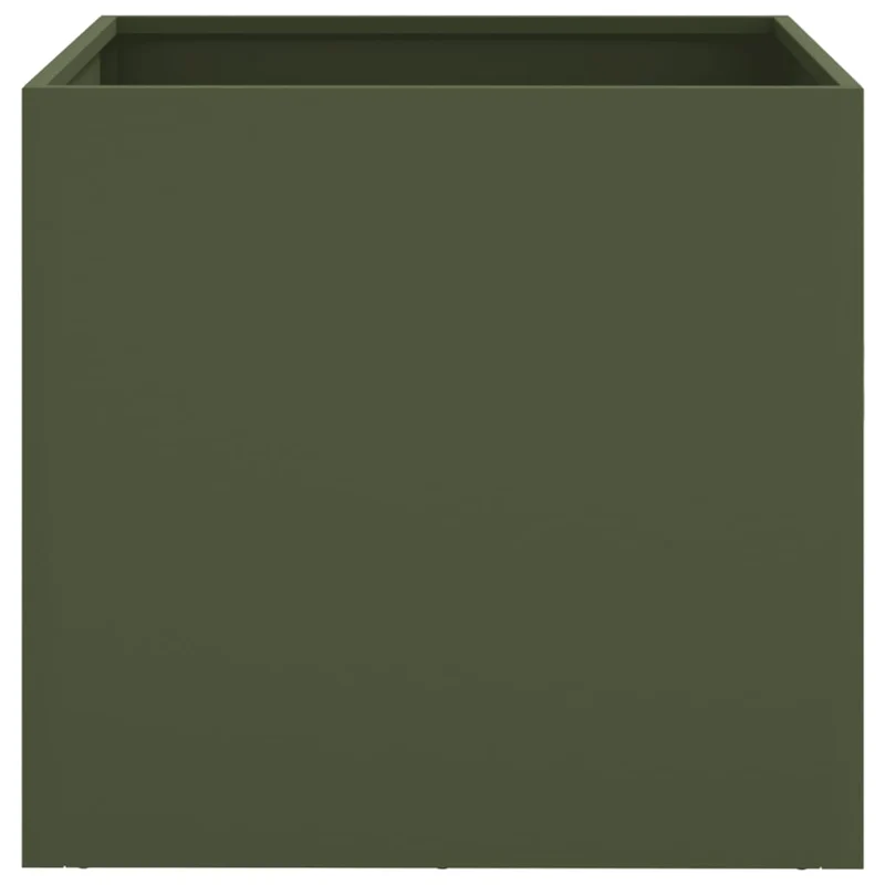Jardinera Acero Verde Oliva 49x47x46 Cm