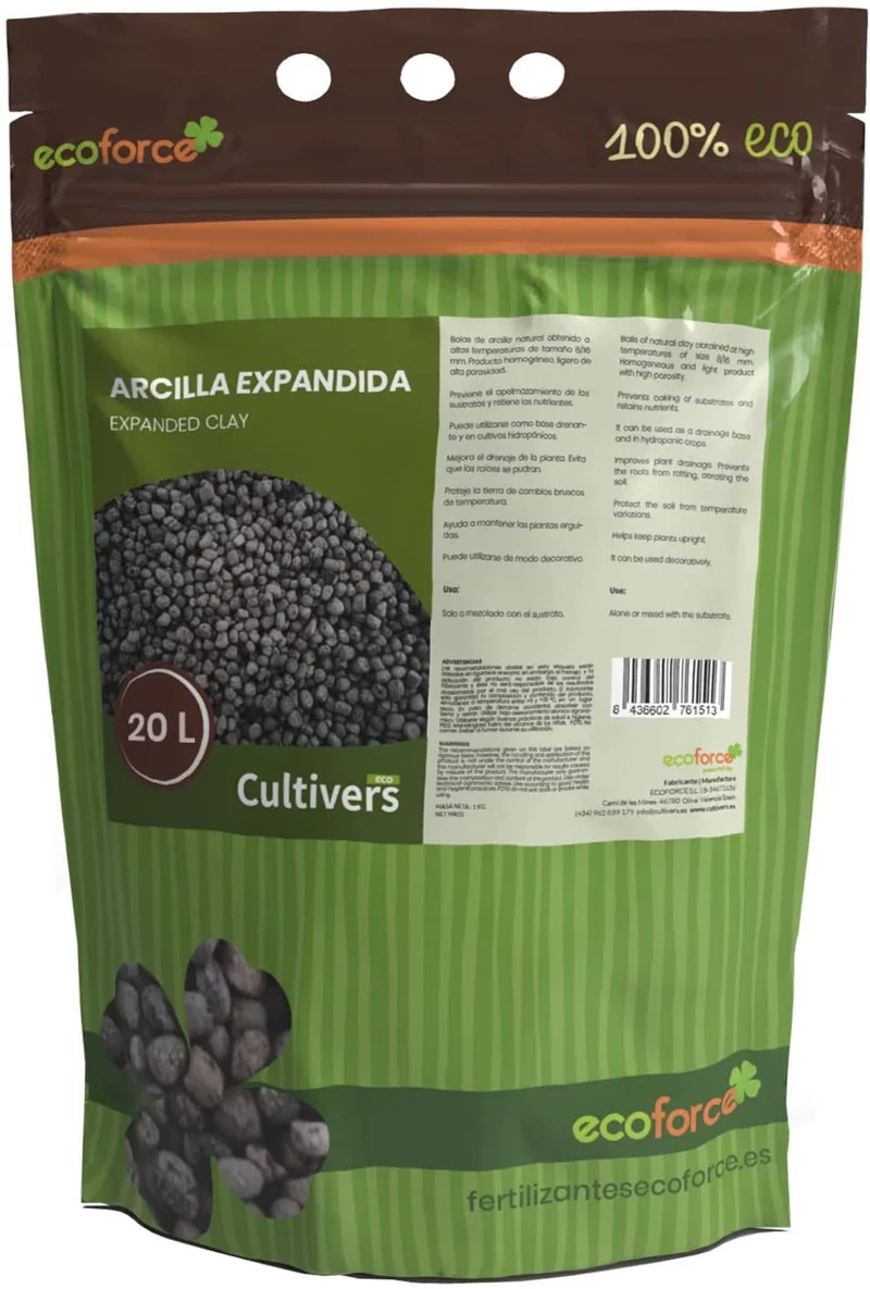 Arcilla Expandida Arlita Cultivers 20 L