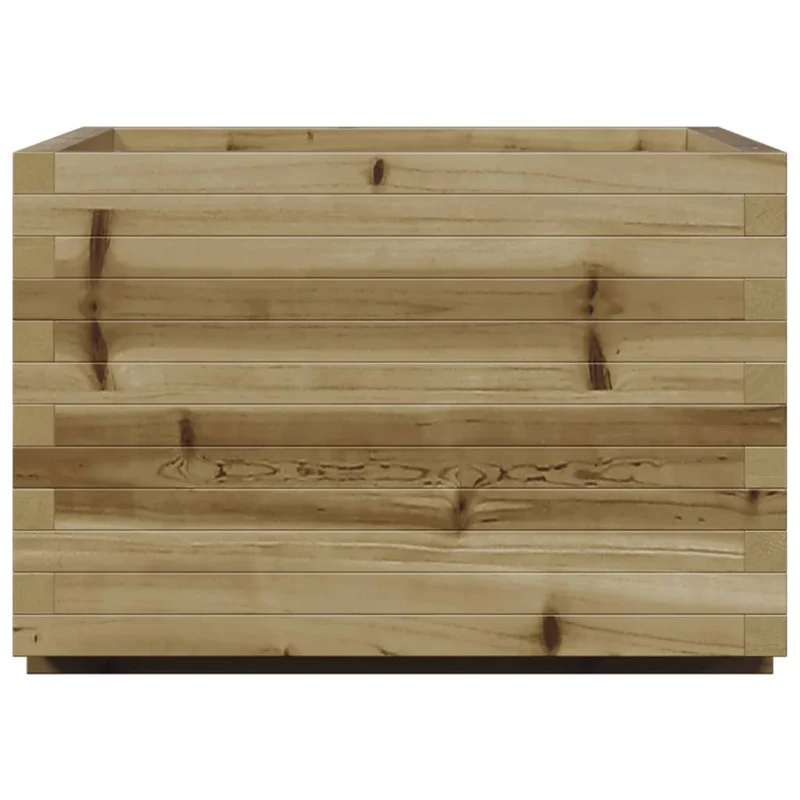 Jardinera Madera De Pino Impregnada 70x70x49,5 Cm