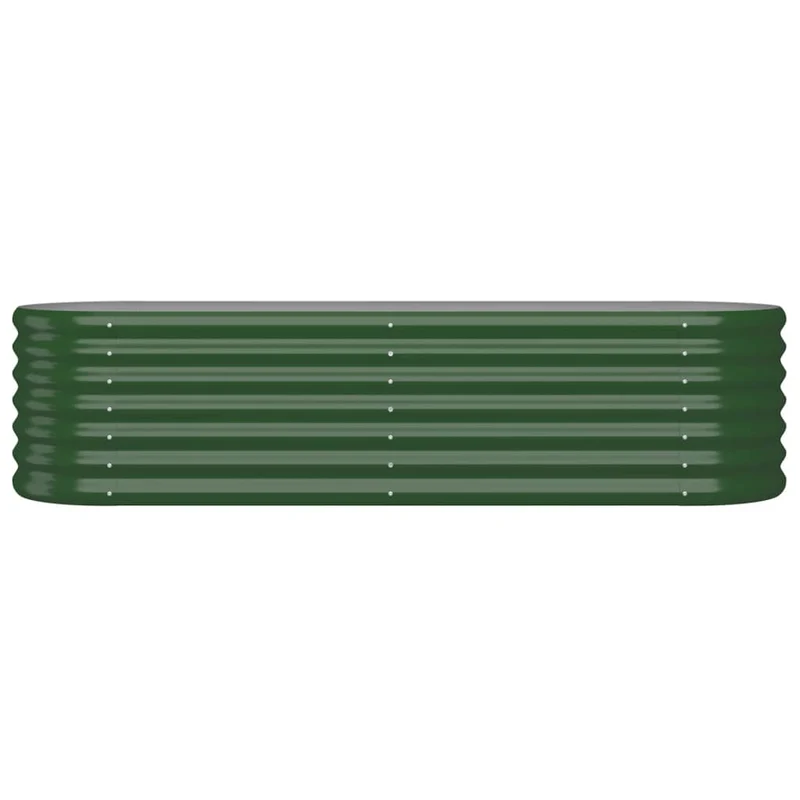 Jardinera De Acero Galvanizado Verde 152x40x36cm