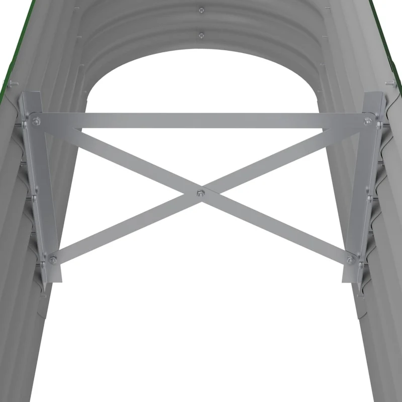 Jardinera De Acero Galvanizado Verde 152x40x36cm