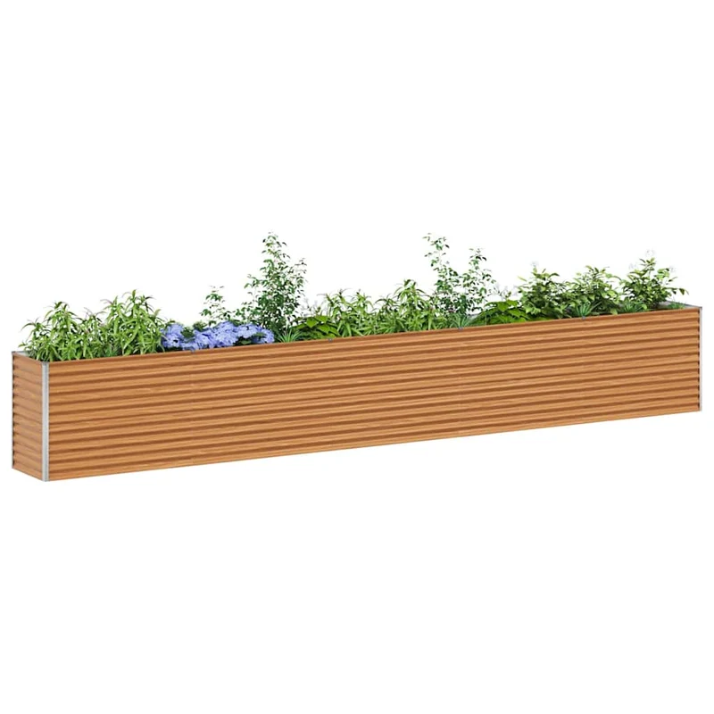 Arriate Elevado Marrón Claro 485 X 50 X 68 Cm Acero Galvanizado
