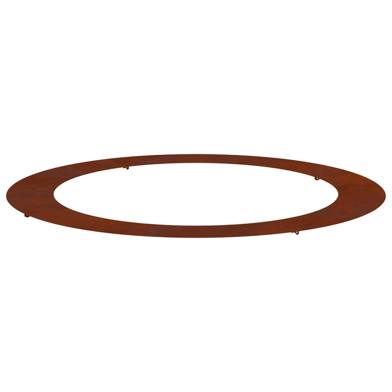 Adecuado Para Anillo De Árbol Plano Oxidado Ø90/120 Cm