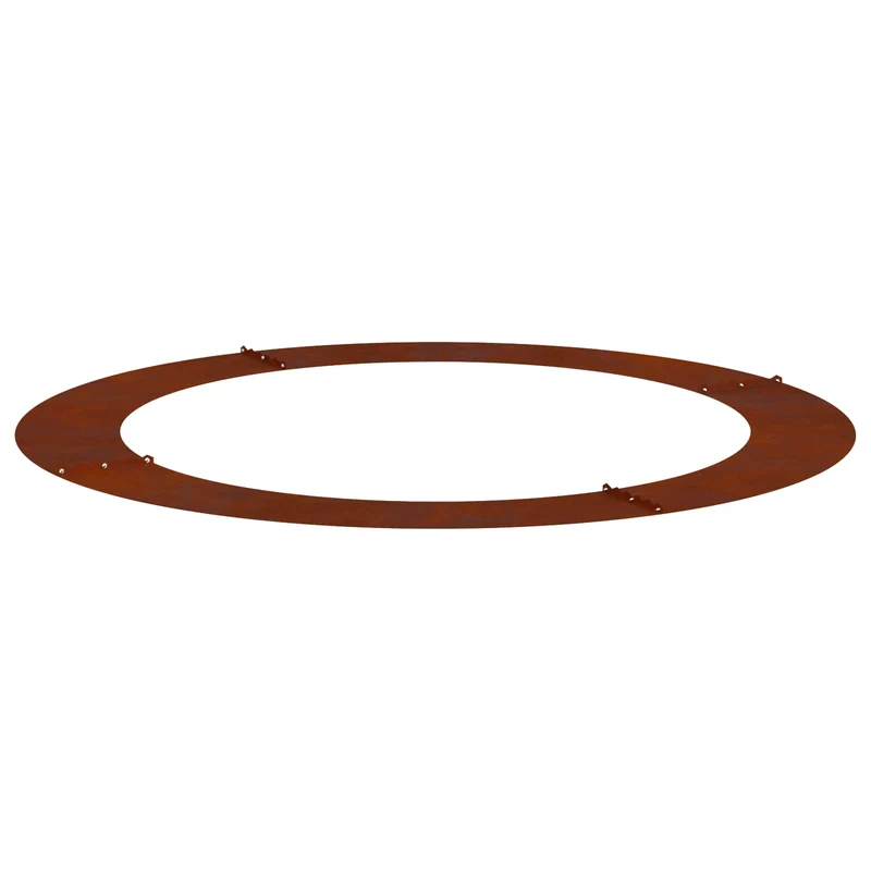 Adecuado Para Anillo De Árbol Plano Oxidado Ø90/120 Cm