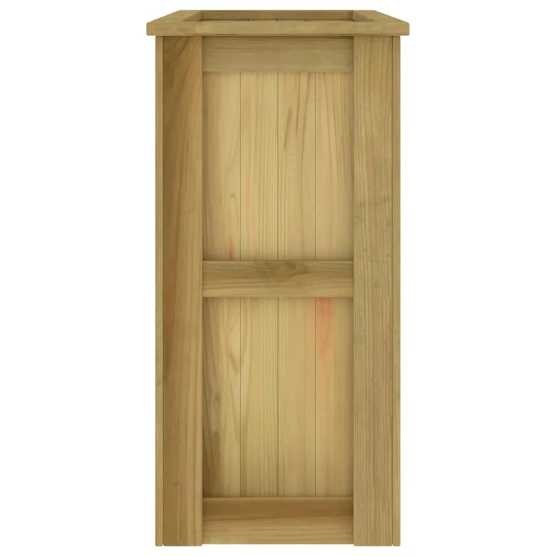 Arriate De Madera De Pino Impregnada 196x50x100 Cm