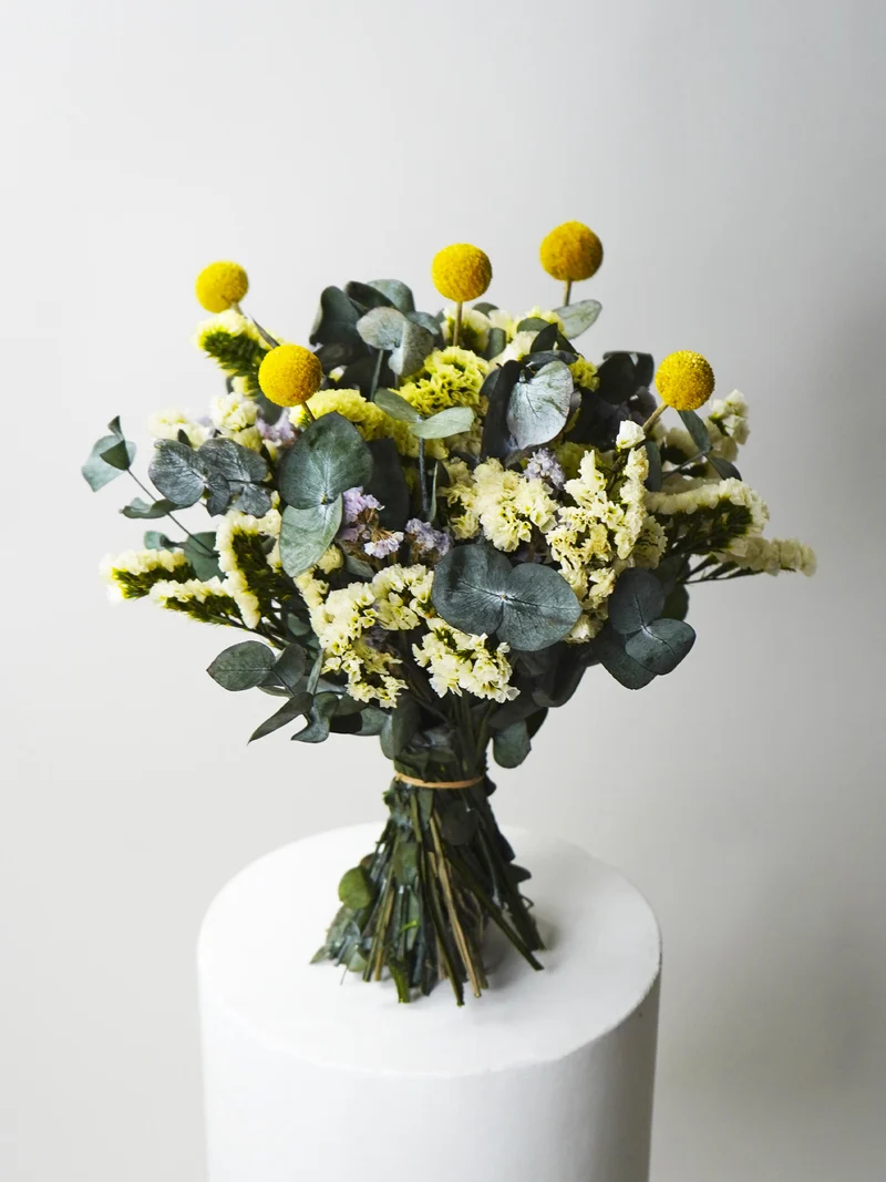 Ramo Sunshine - Flores Secas Y Preservadas