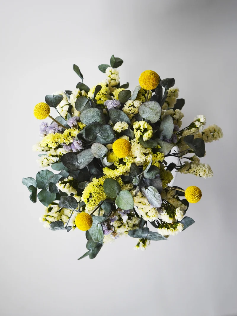 Ramo Sunshine - Flores Secas Y Preservadas