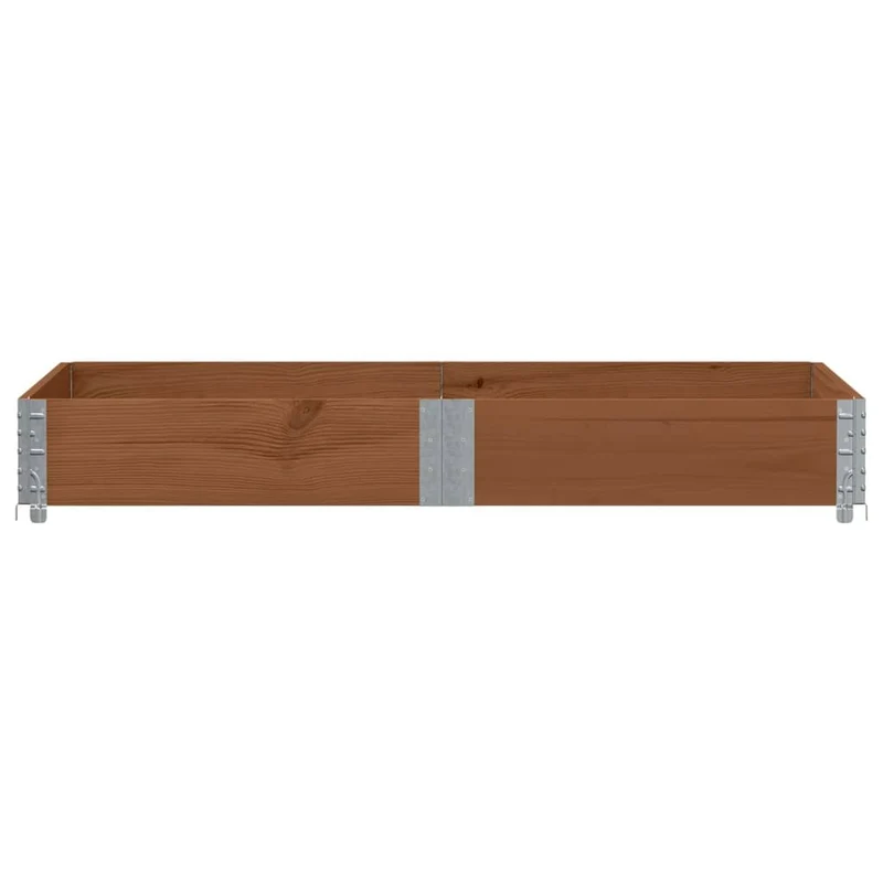 Jardinera De Madera Maciza De Pino Marrón 150x100 Cm