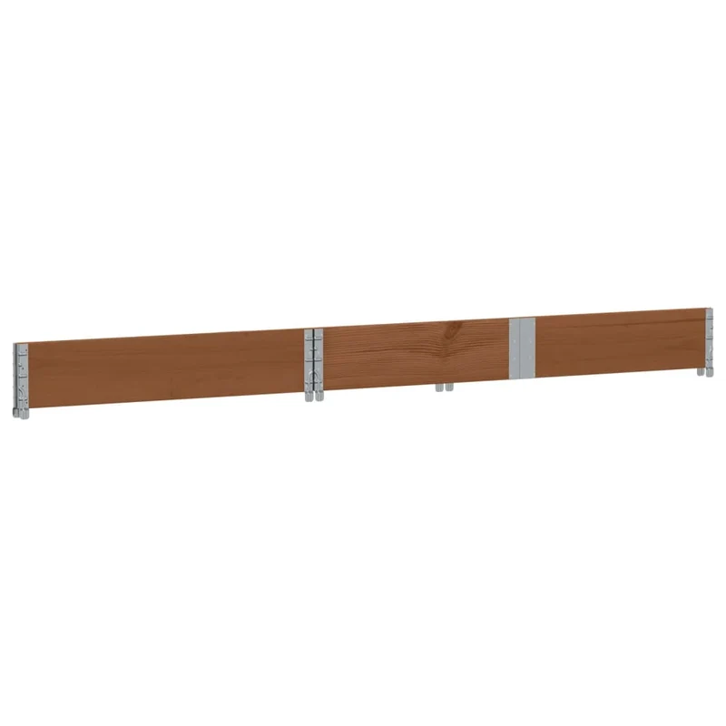 Jardinera De Madera Maciza De Pino Marrón 150x100 Cm