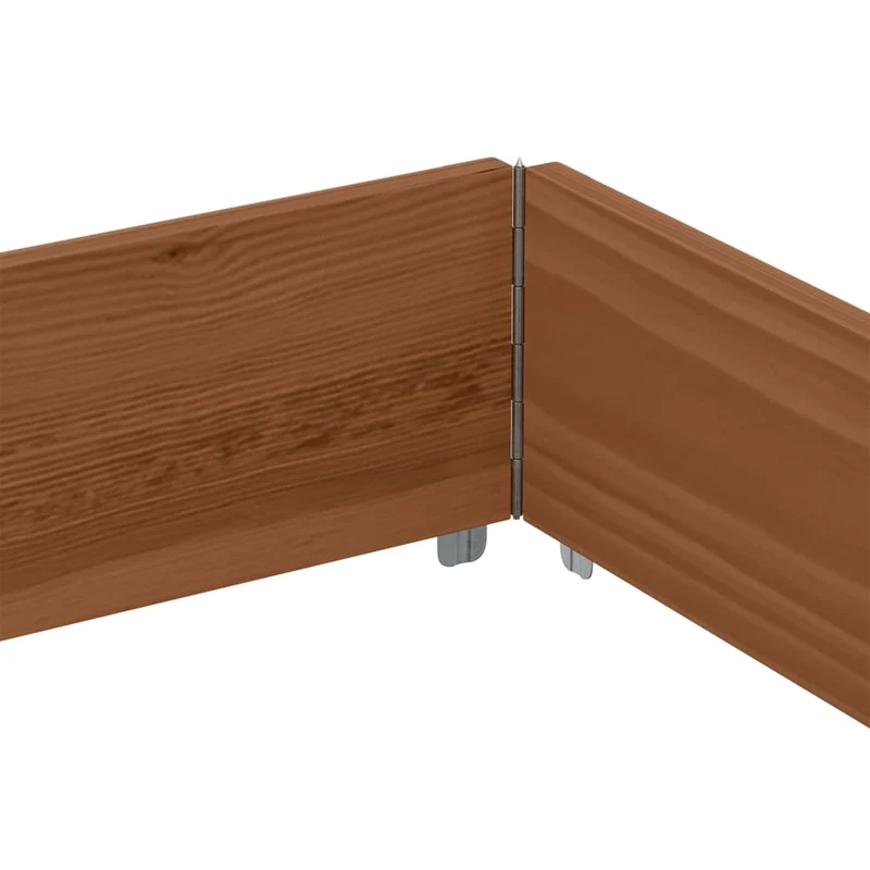 Jardinera De Madera Maciza De Pino Marrón 150x100 Cm