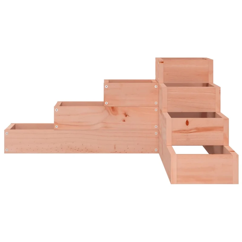Jardinera De 4 Niveles Madera Maciza Douglas 80,5x79x36 Cm