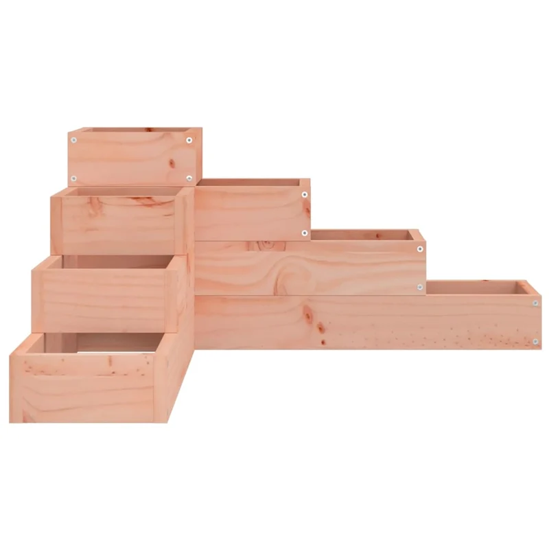 Jardinera De 4 Niveles Madera Maciza Douglas 80,5x79x36 Cm