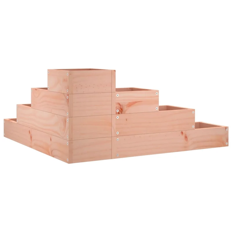 Jardinera De 4 Niveles Madera Maciza Douglas 80,5x79x36 Cm