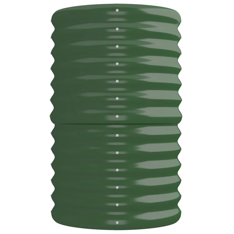 Jardinera Arriate Acero Galvanizado Verde 224x40x68 Cm