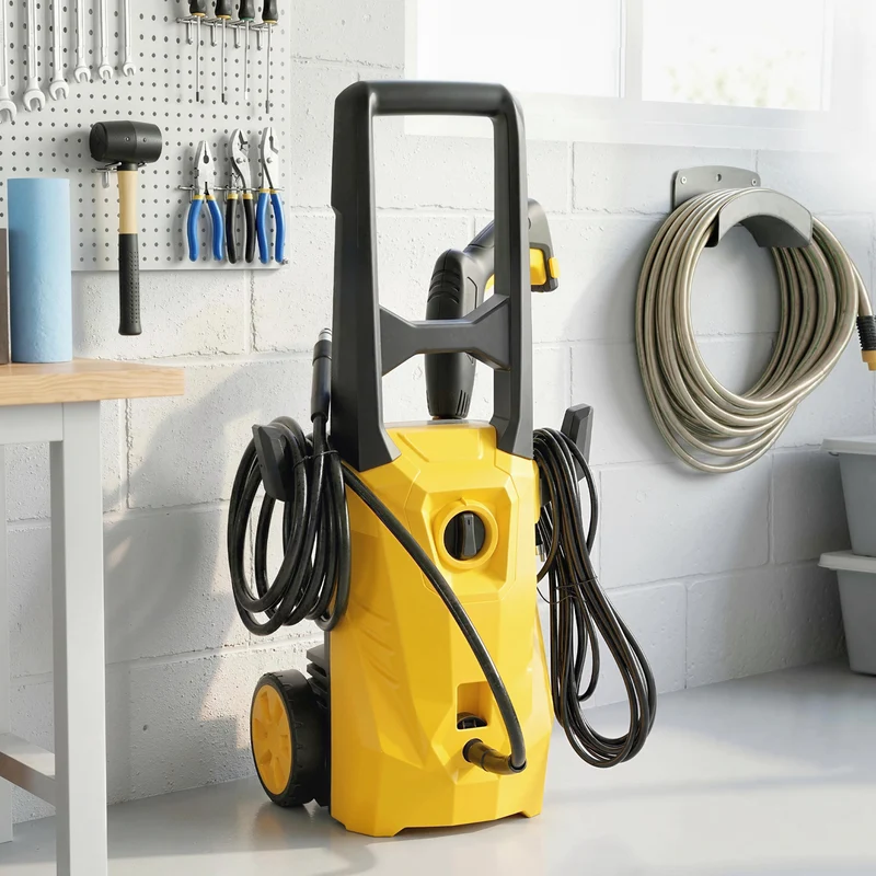 Outsunny Hidrolimpiadora De Alta Presión 1600w Caudal 390 L/h Presión 120 Bar