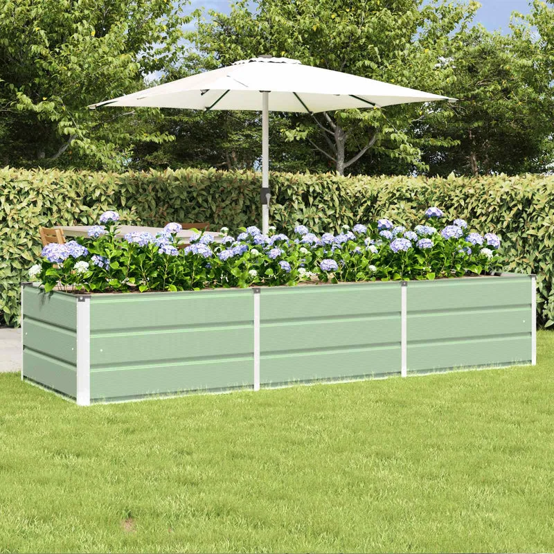 Jardinera Verde 240 X 80 X 45 Cm Acero