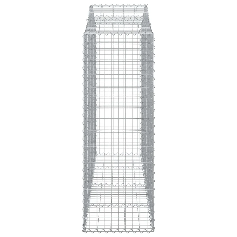 Cestas Gaviones 6 Uds Forma De Arco Hierro 200x50x140/160 Cm