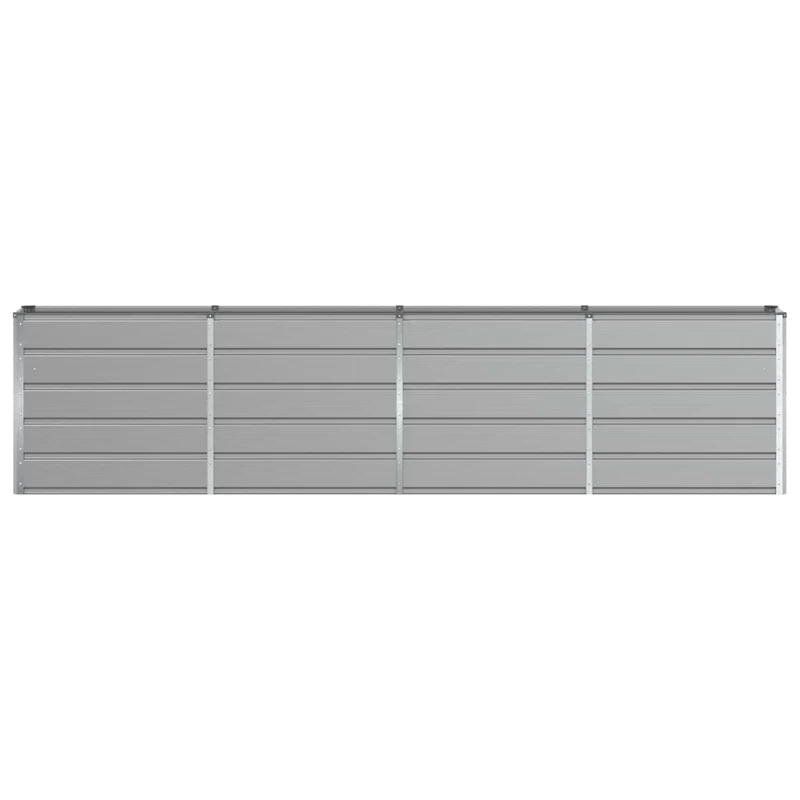 Jardinera Gris Claro 320 X 40 X 75 Cm Acero
