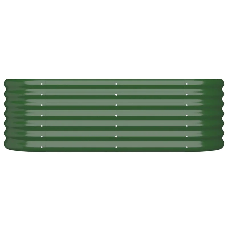 Jardinera Arriate Acero Galvanizado Verde 114x40x36 Cm