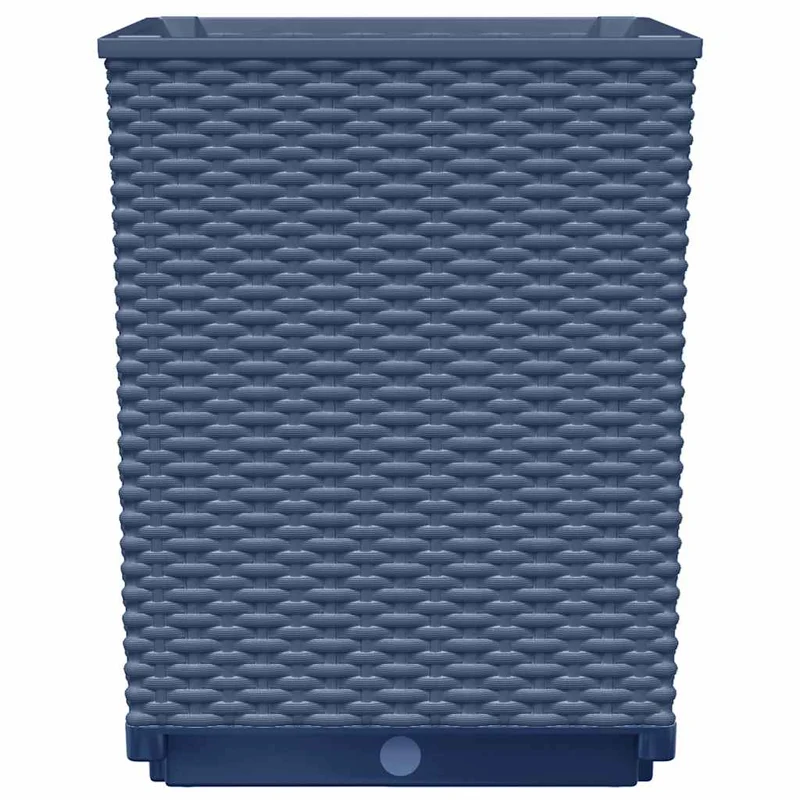 Jardineras 4 Uds Polipropileno Azul Gris 30x30x37 Cm