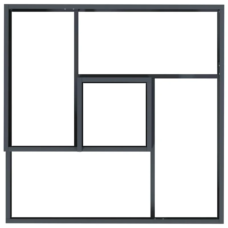 Macetero De Jardín Gris Antracita 60 X 60 X 50 Cm