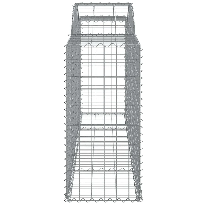 Cestas De Gaviones 10 Uds Forma De Arco Hierro 300x50x100/120cm