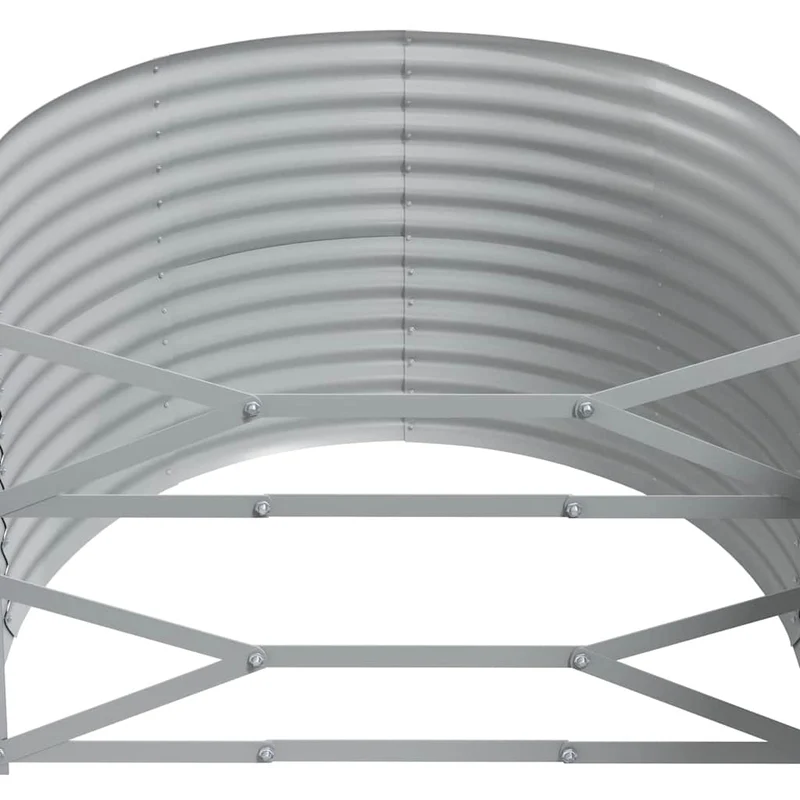 Jardinera Arriate Acero Galvanizado Antracita 322x100x68cm
