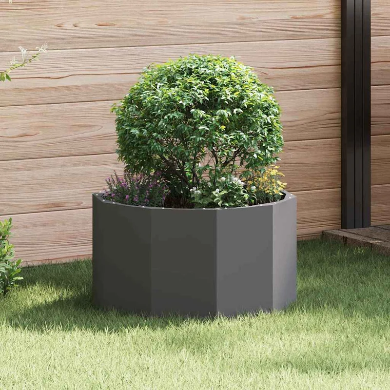 Jardinera Negro 60 X 60 X 35 Cm Acero