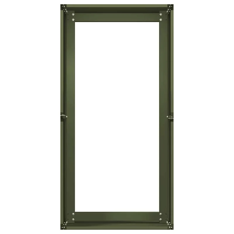 Jardinera De Acero Laminado En Frío Verde Oliva 40x80x40 Cm