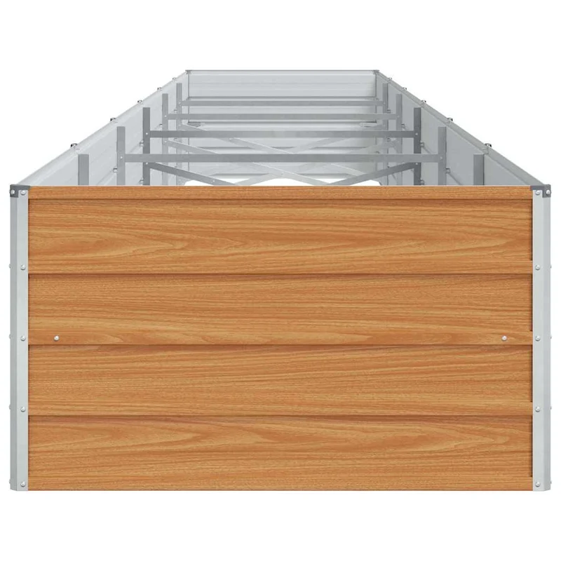 Arriate Elevado Marrón Claro 600 X 80 X 45 Cm Acero Galvanizado
