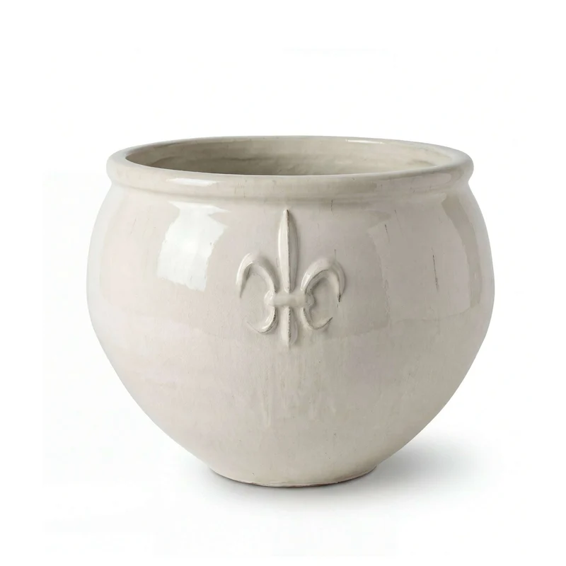 Pot CLOVIS 53x43cm crème