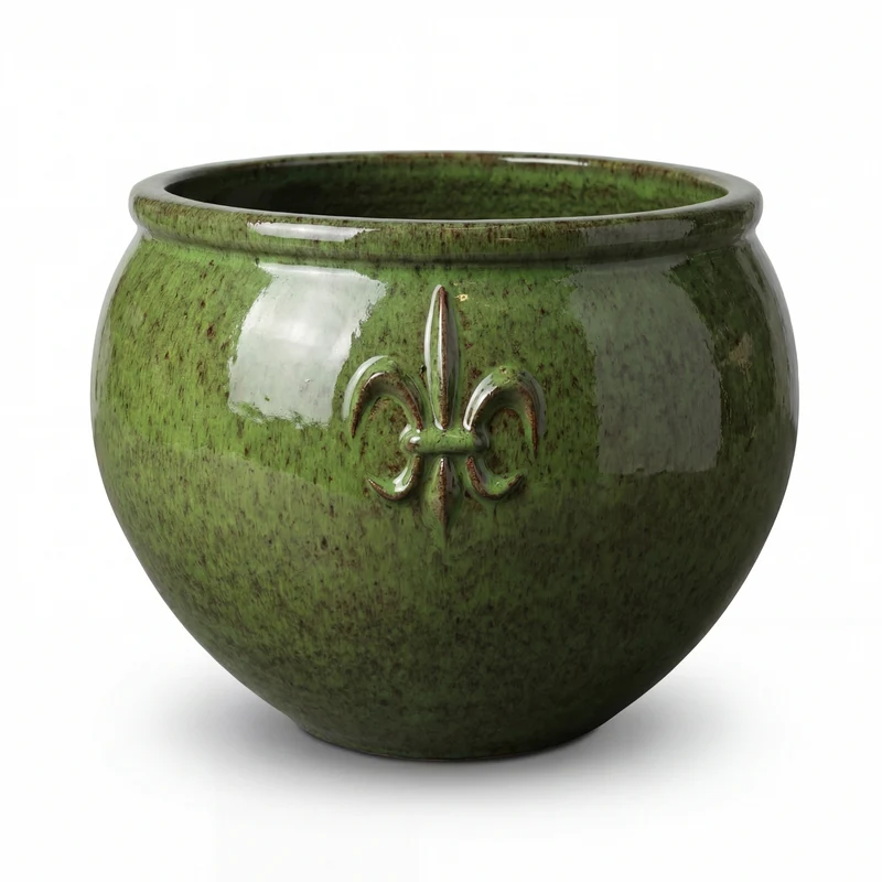 Pot CLOVIS 86x64cm vert tropical